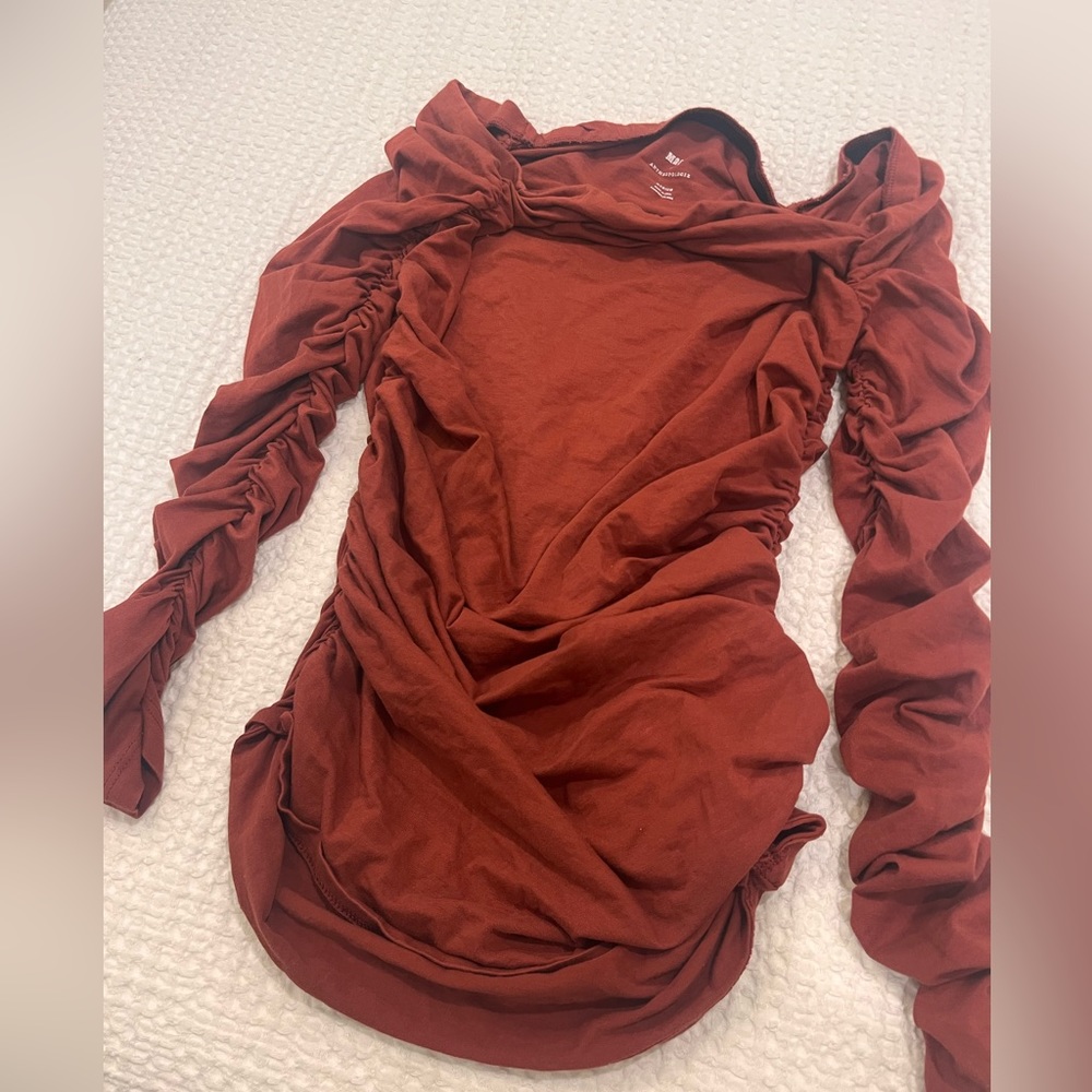 Maeve by Anthropologie off shoulder long sleeve top